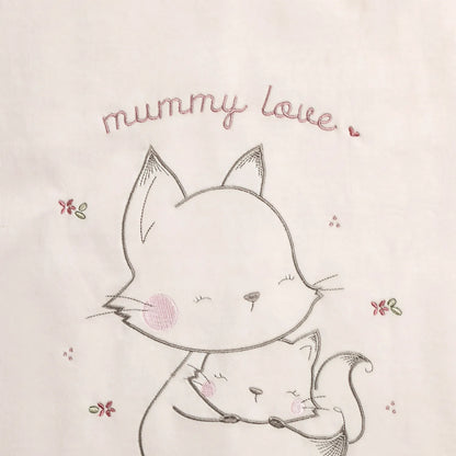 Girls Printed Cotton Pram Blanket