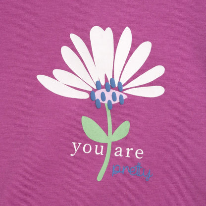 Girls Printed Cotton T-shirt