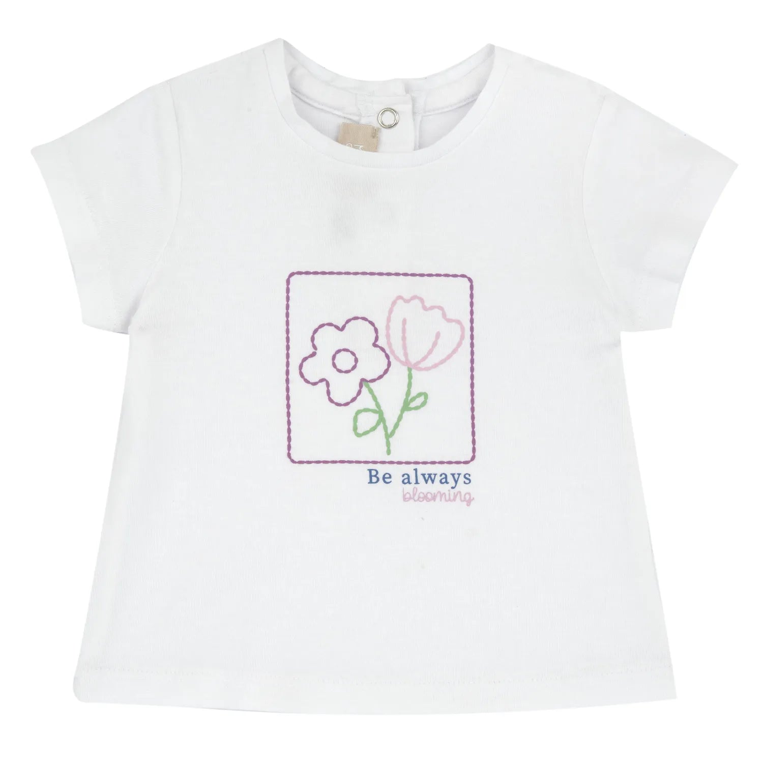 Girls Printed Cotton T-shirt