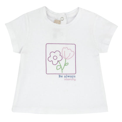 Girls Printed Cotton T-shirt