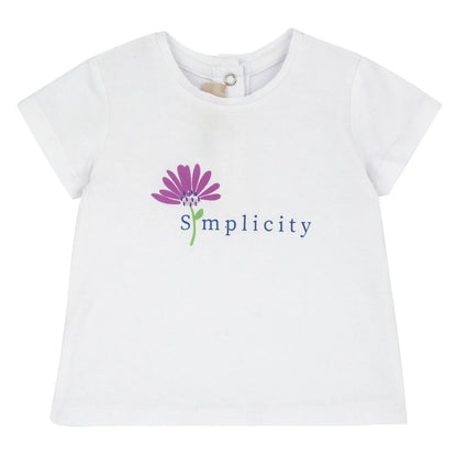 Girls Printed Cotton T-shirt