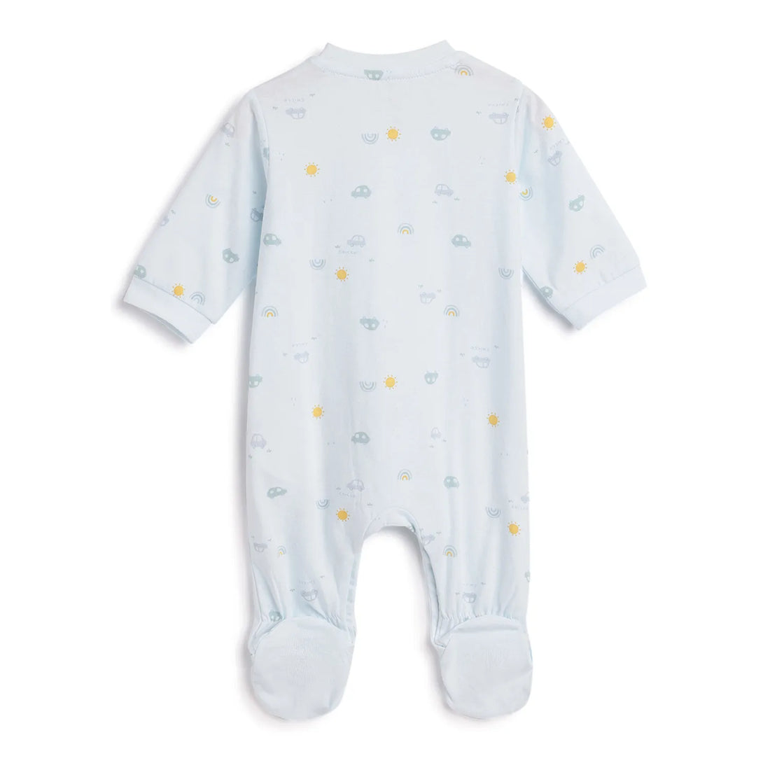 Girls Printed Front Opening Babysuit