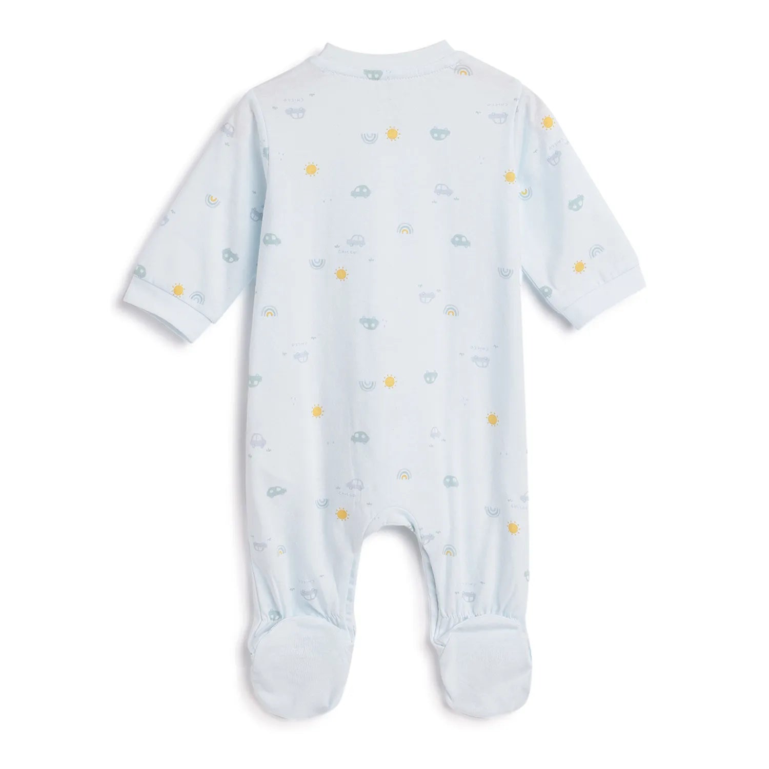 Girls Printed Front Opening Babysuit