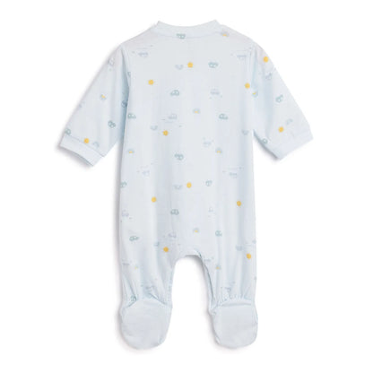 Girls Printed Front Opening Babysuit