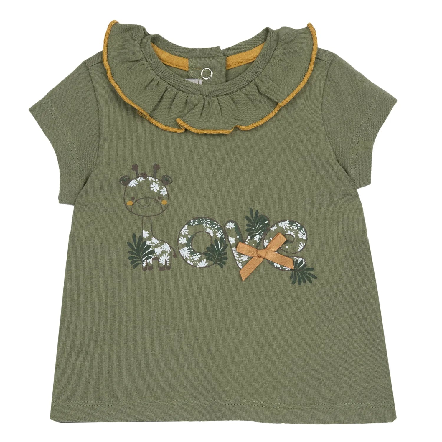 Girls Printed Knitted T-shirt