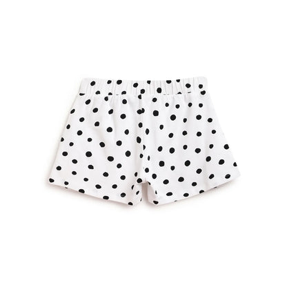 Girls Printed T-shirt with Shorts