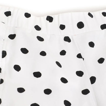 Girls Printed T-shirt with Shorts