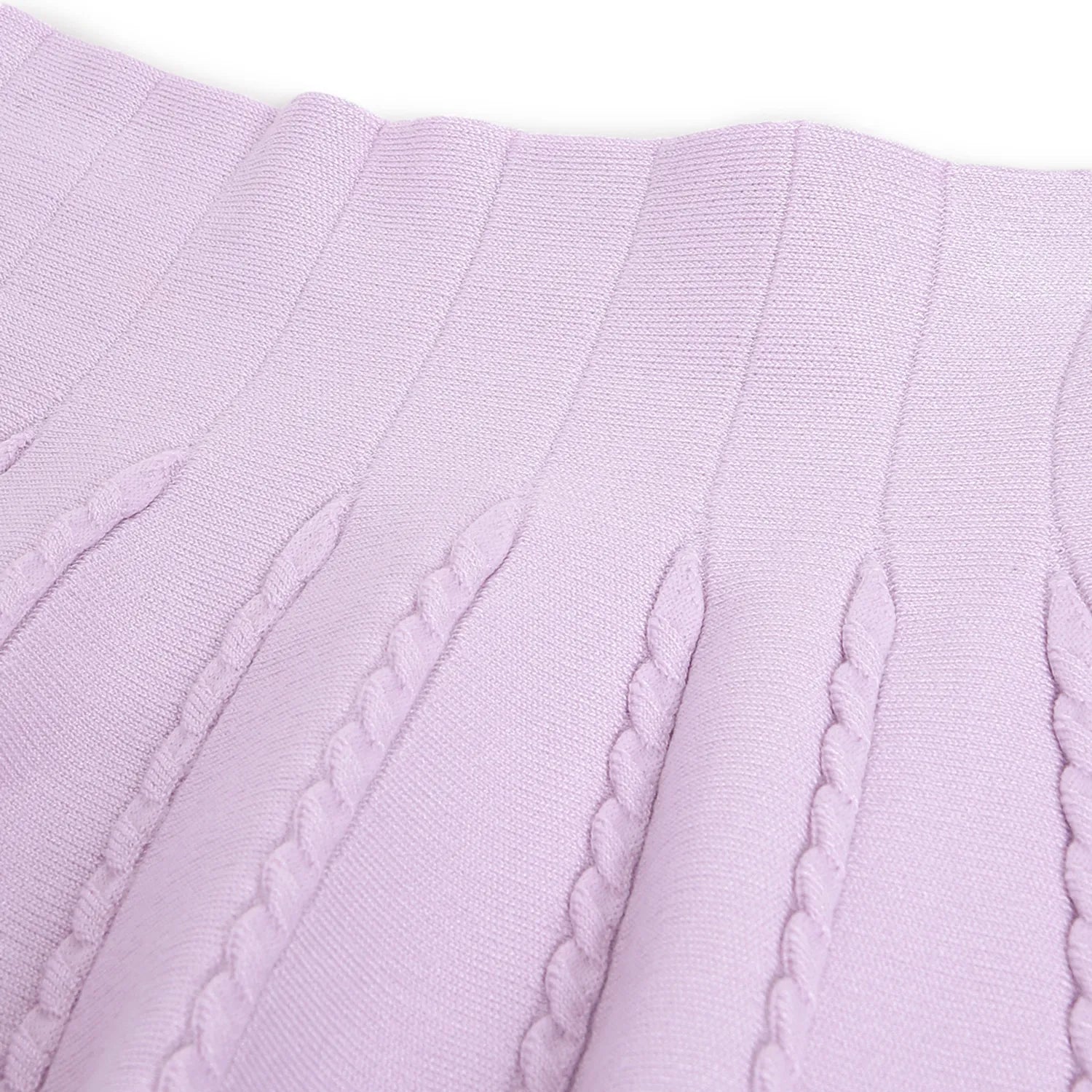 Girls Purple Mini Flared Skirt