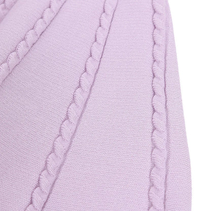 Girls Purple Mini Flared Skirt