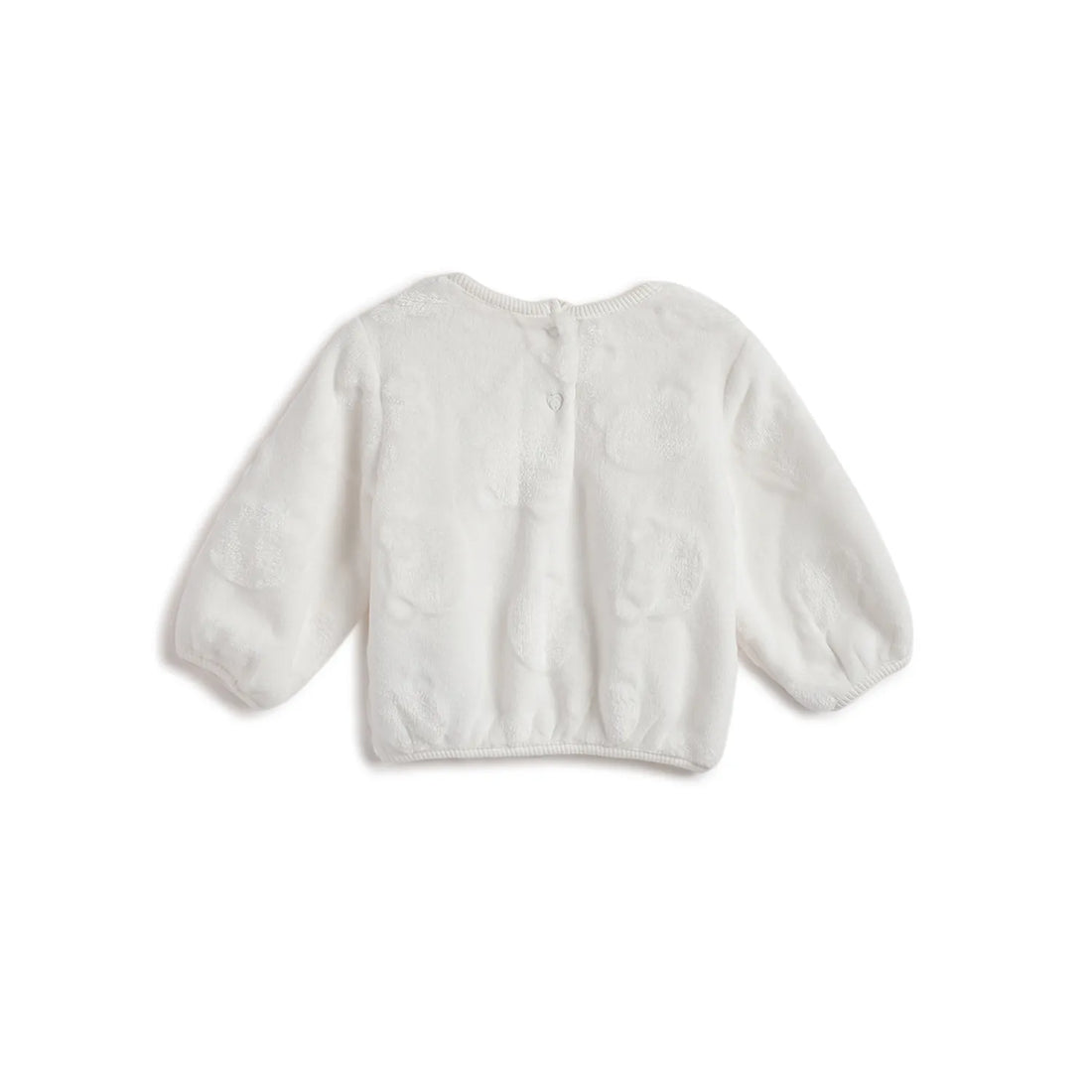 Girls Self Design Sweatshirt