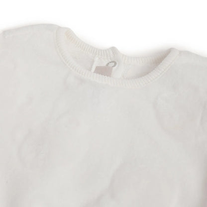 Girls Self Design Sweatshirt