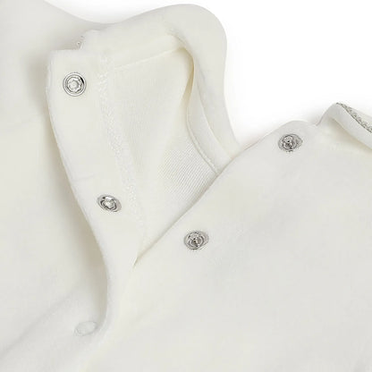 Girls Self Design Sweatshirt With Leggings