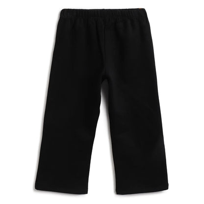 Girls Self Design Sweatshirt with Trousers