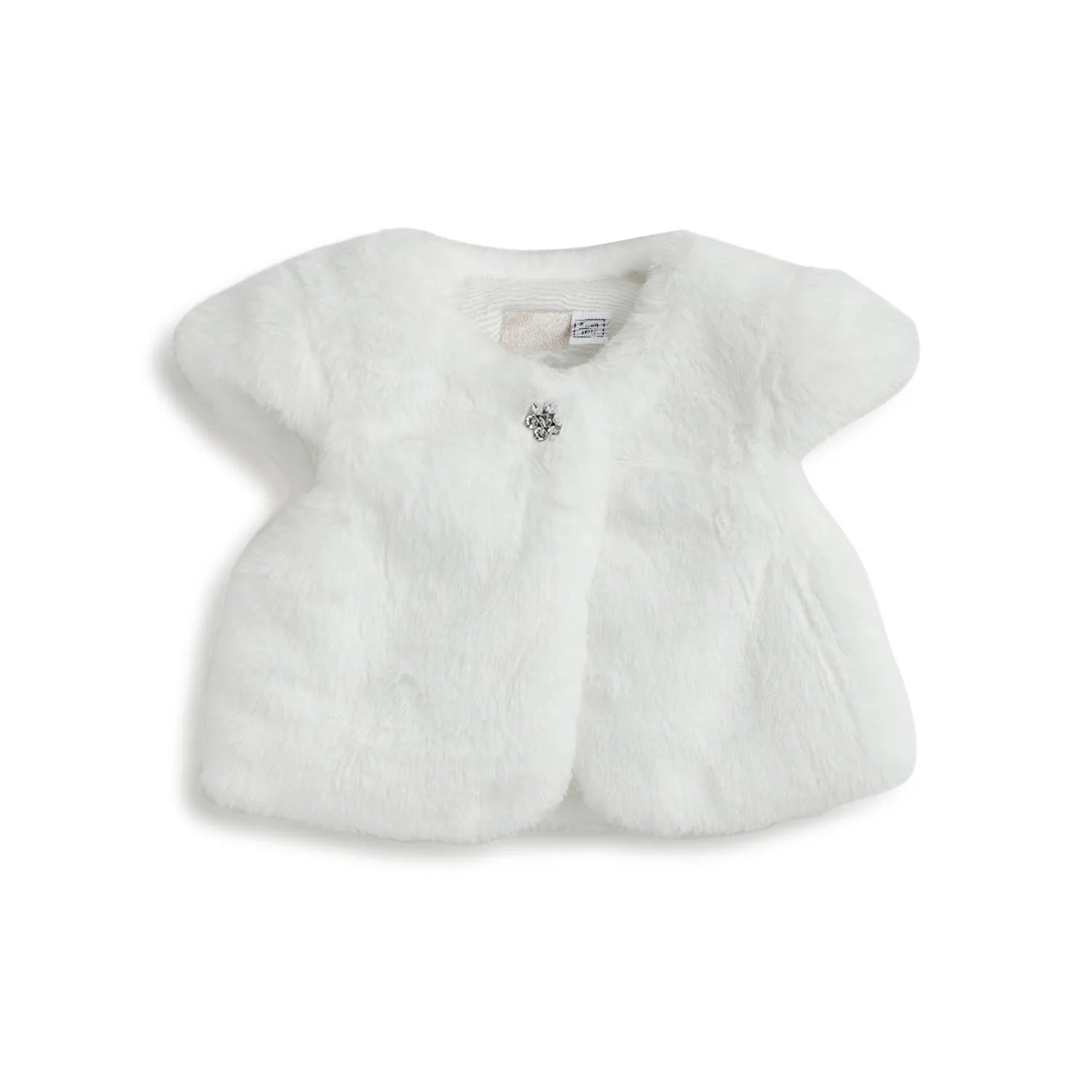 Girls Solid Short Sleeves Jacket