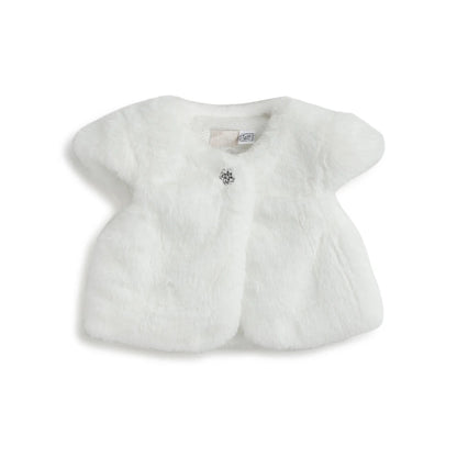 Girls Solid Short Sleeves Jacket