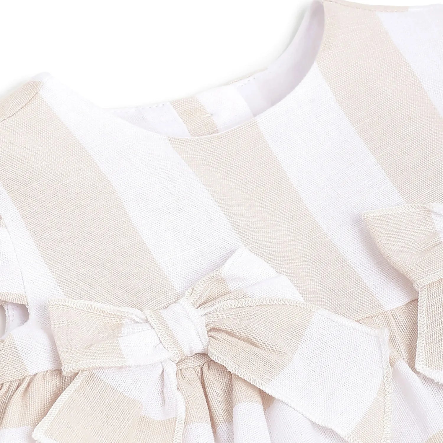 Girls Striped Dress With Shorts