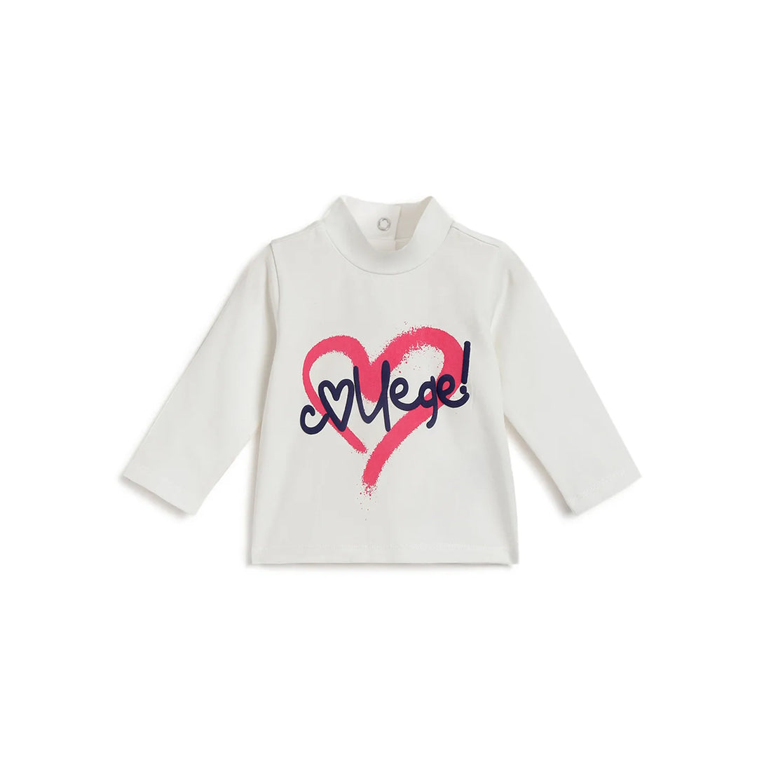 Girls Typography Printed T-shirt