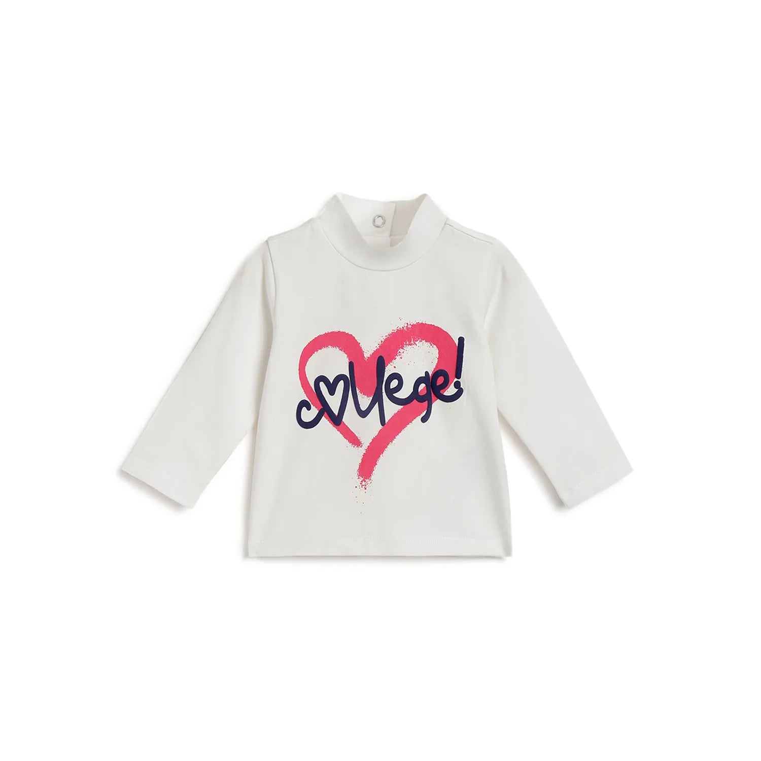 Girls Typography Printed T-shirt