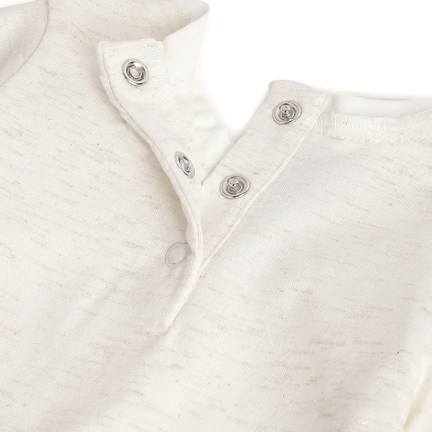 Girls White &amp; Beige T-shirt with Trouser