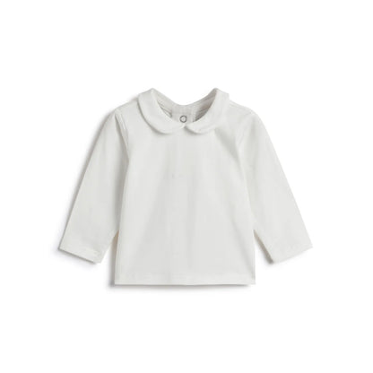 Girls White &amp; Brown T-shirt with Dress