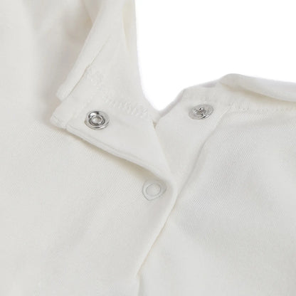 Girls White &amp; Brown T-shirt with Dress