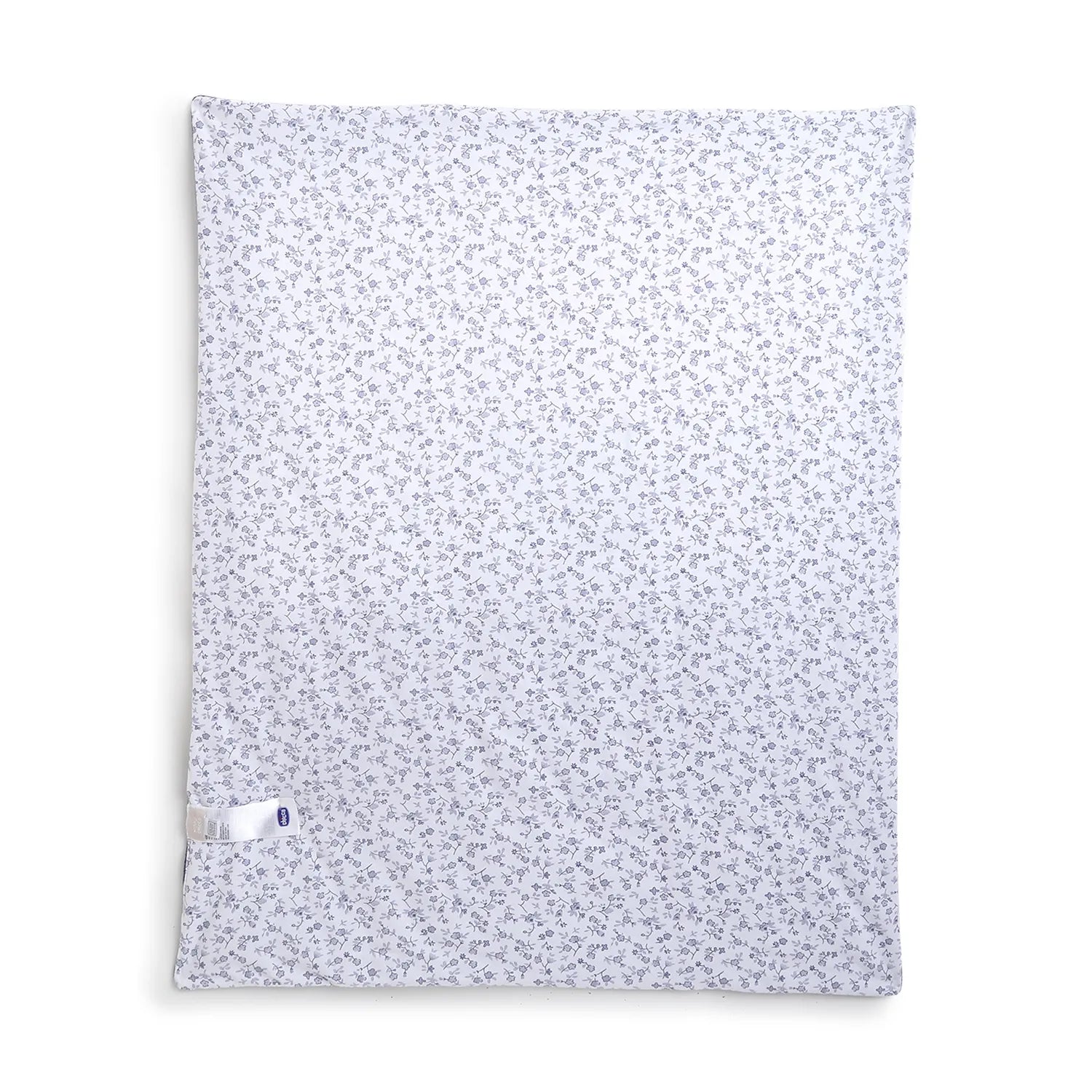 Girls White &amp; Grey Pram Blanket