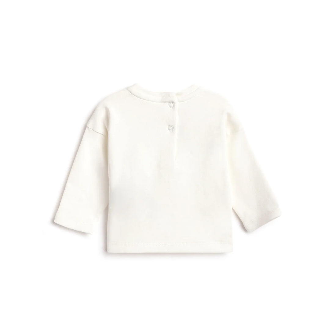 Girls White &amp; Grey Sweatshirt With Leggings