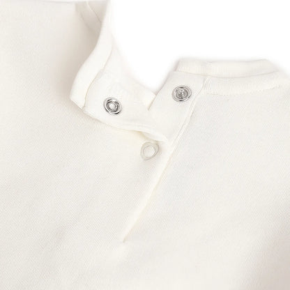 Girls White &amp; Grey Sweatshirt With Leggings