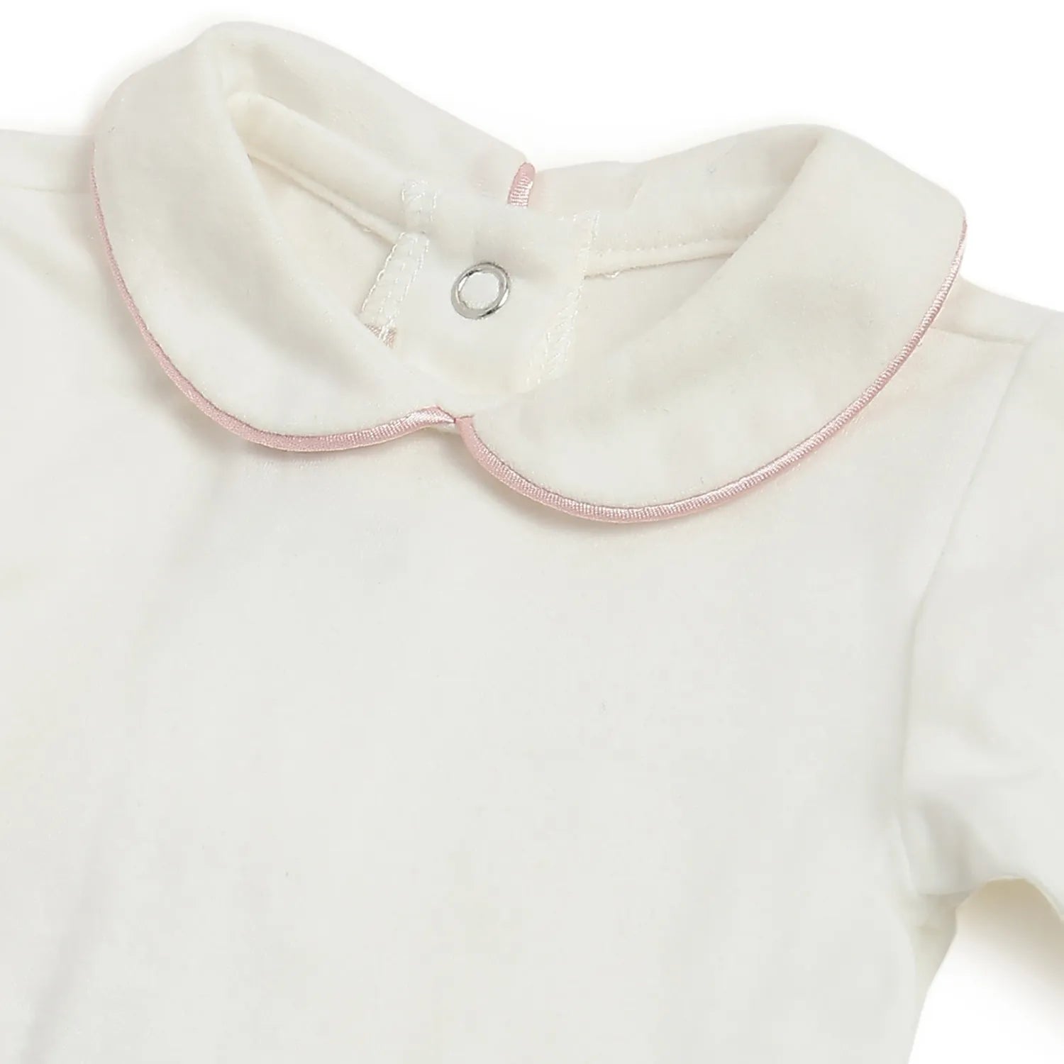 Girls White Bodysuit with Brown Dress