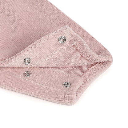 Girls White Bodysuit with Dungaree