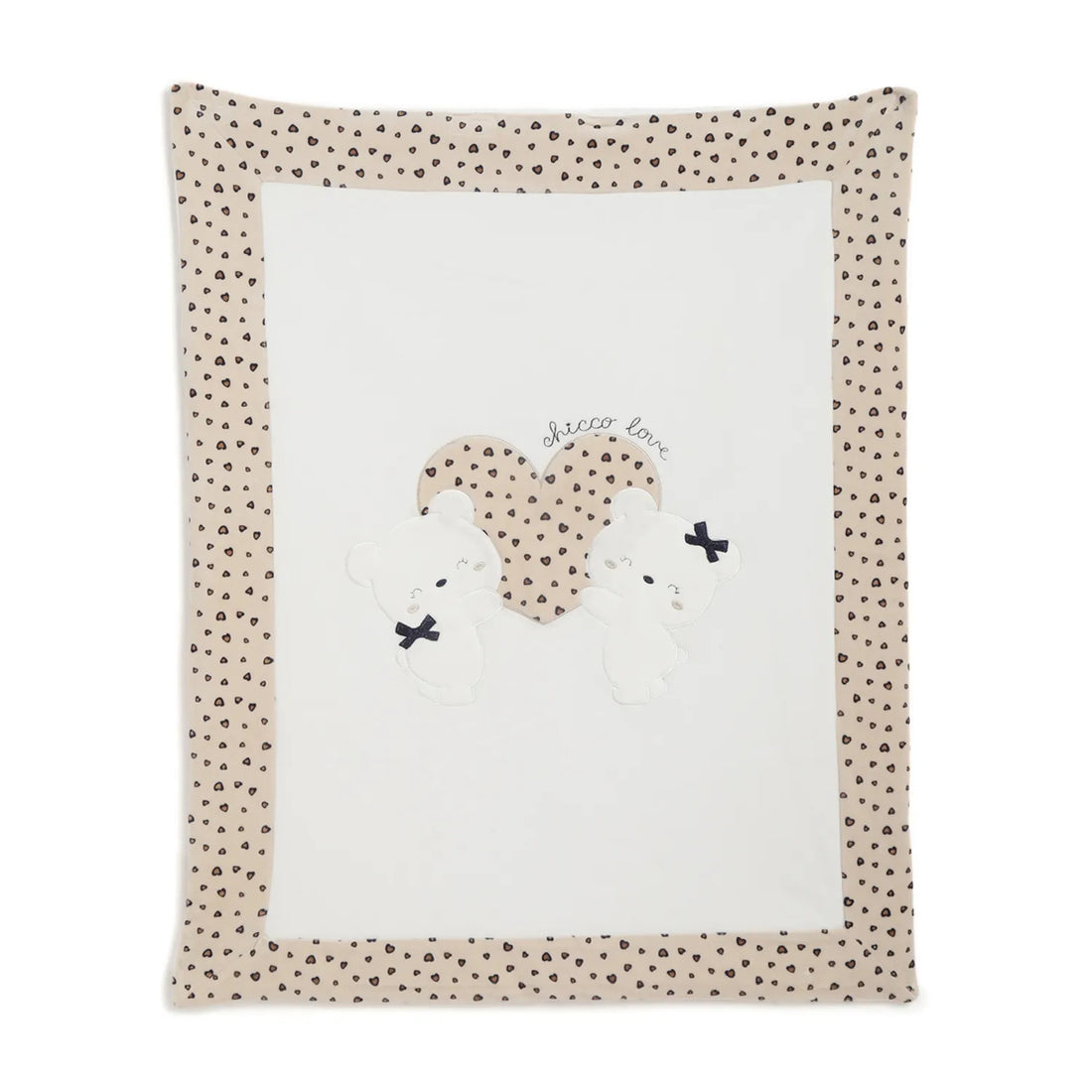 Girls White Cartoon Characters Pram Blanket