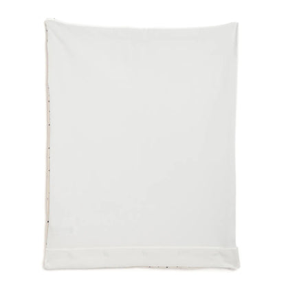 Girls White Cartoon Characters Pram Blanket