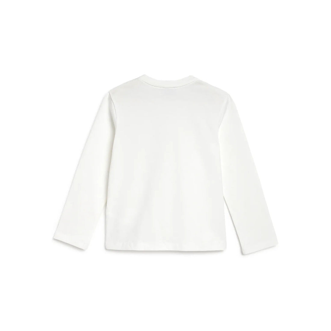 Girls White Embellished T-shirt