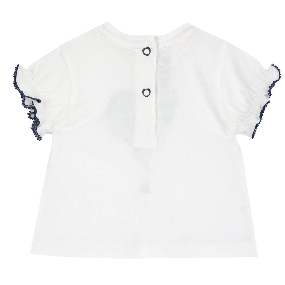 Girls White Embellished Top