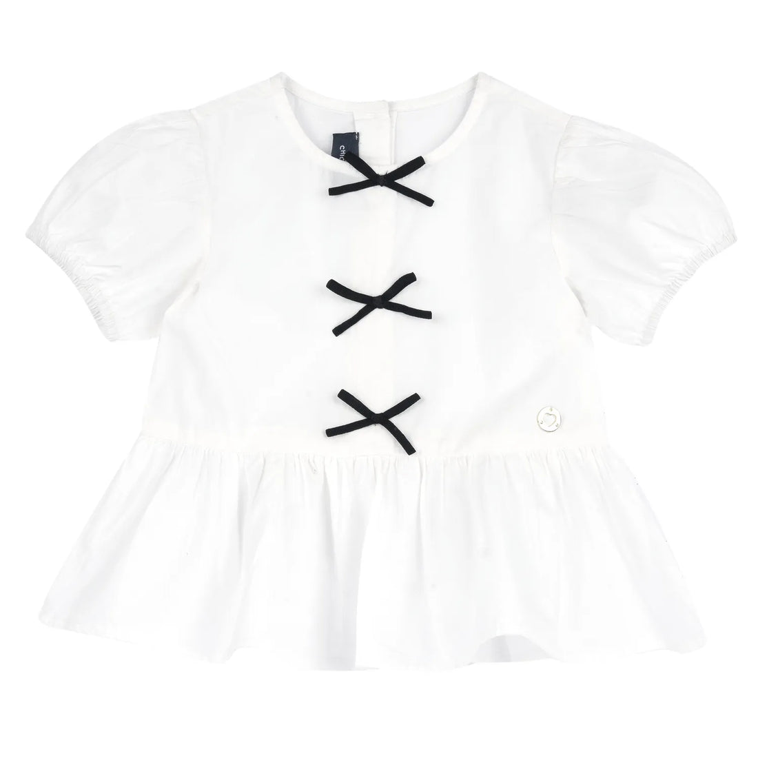 Girls White Embellished Dress