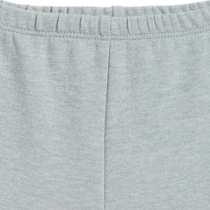 Girls White Embroidered Sweatshirt With Legging