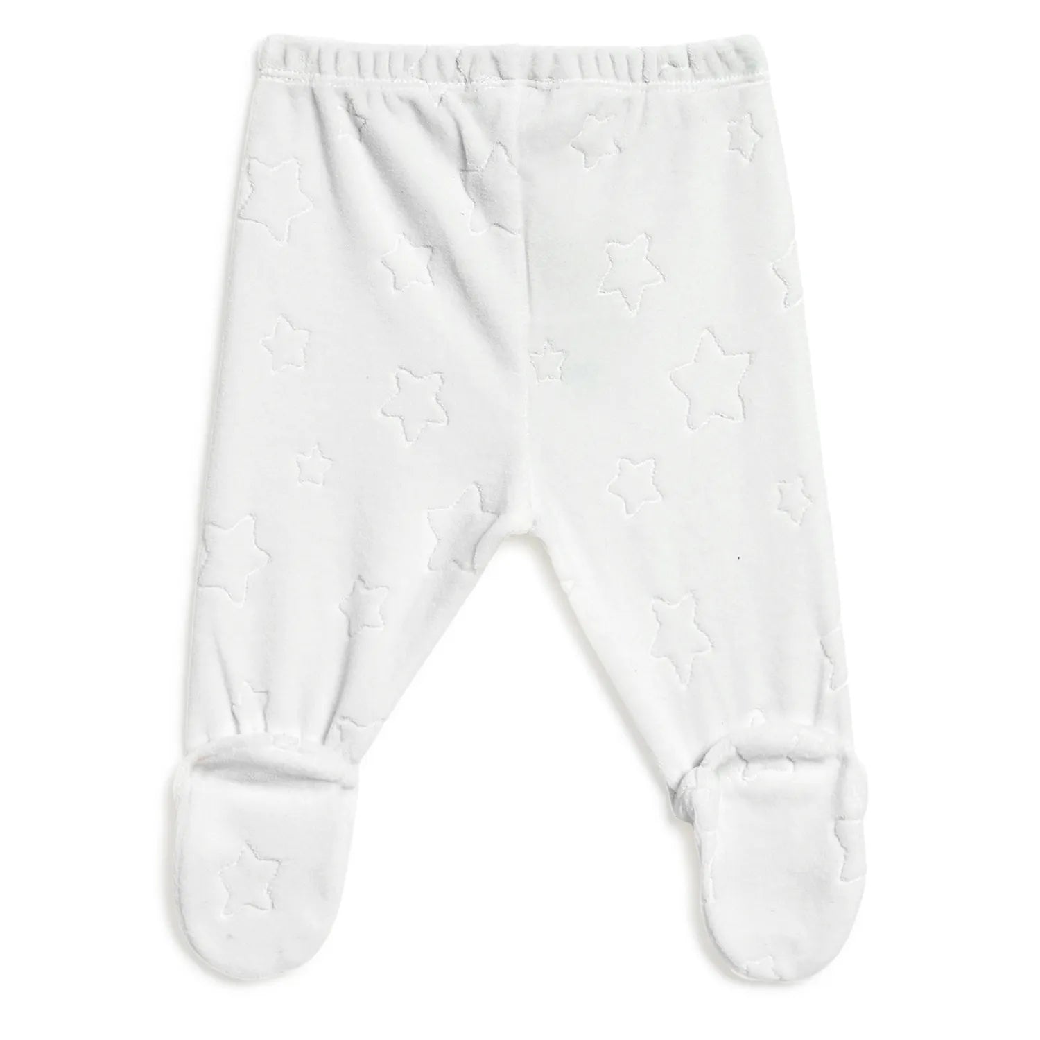 Girls White Embroidered Sweatshirt With Legging