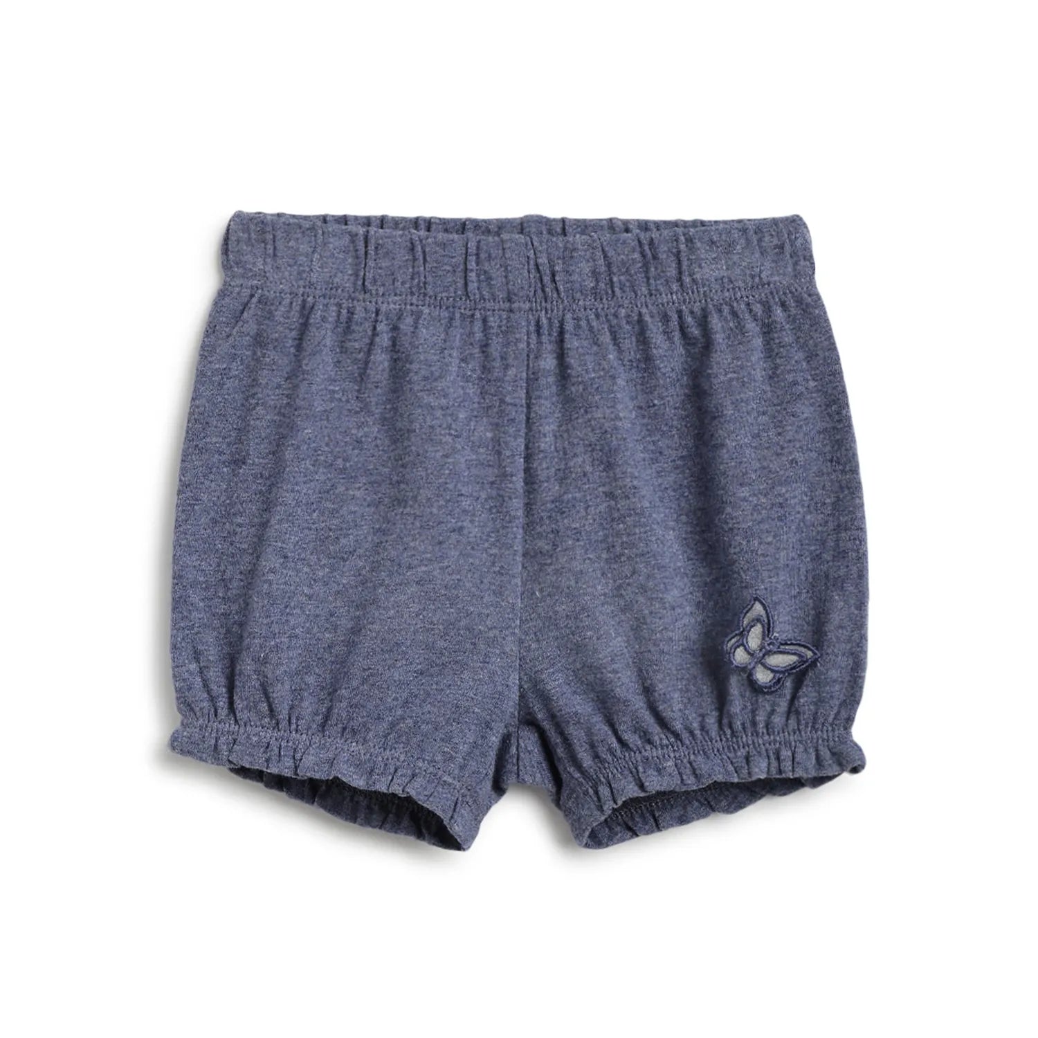 Girls White Embroidered T-Shirt With Shorts