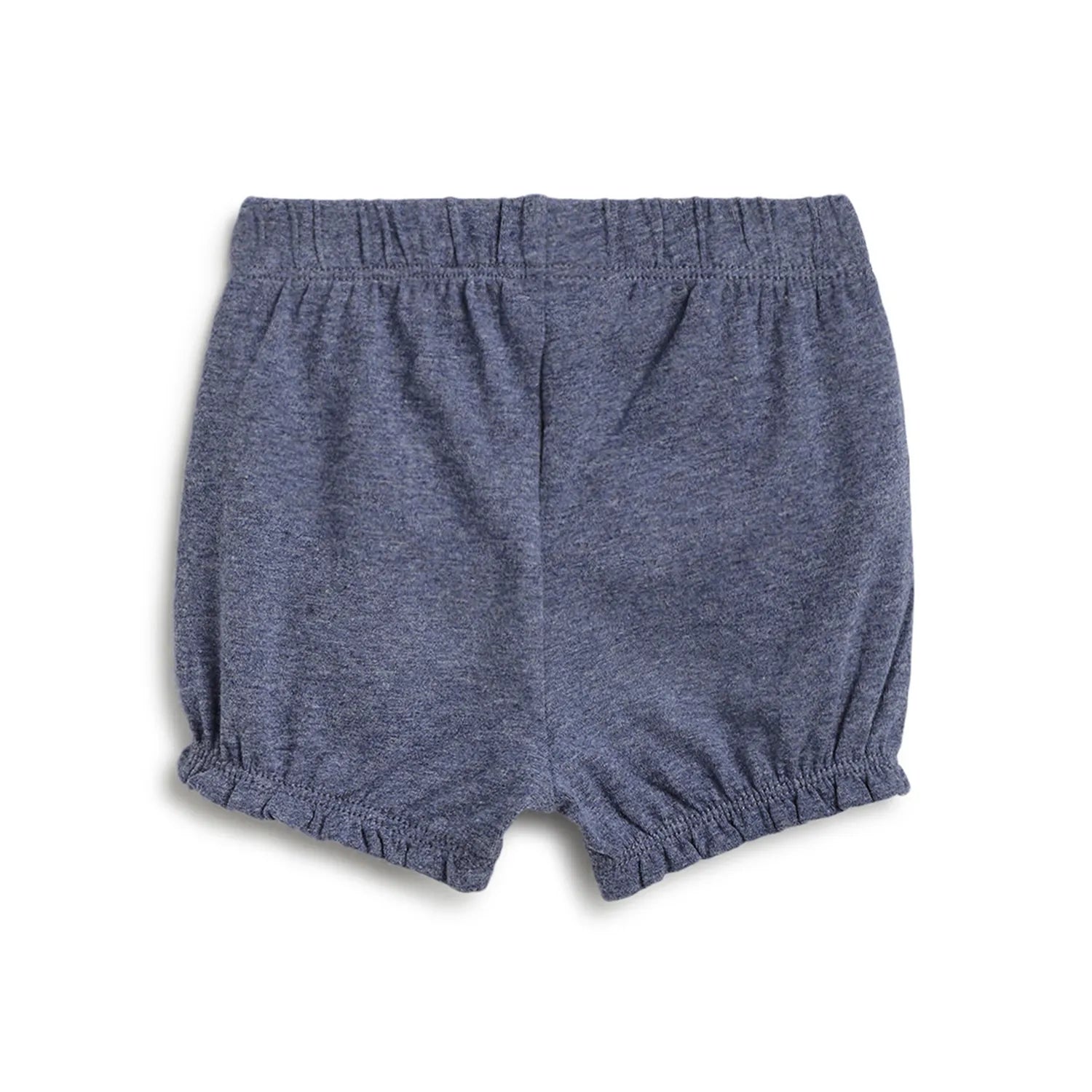 Girls White Embroidered T-Shirt With Shorts