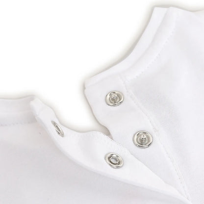 Girls White Graphic Printed T-shirt