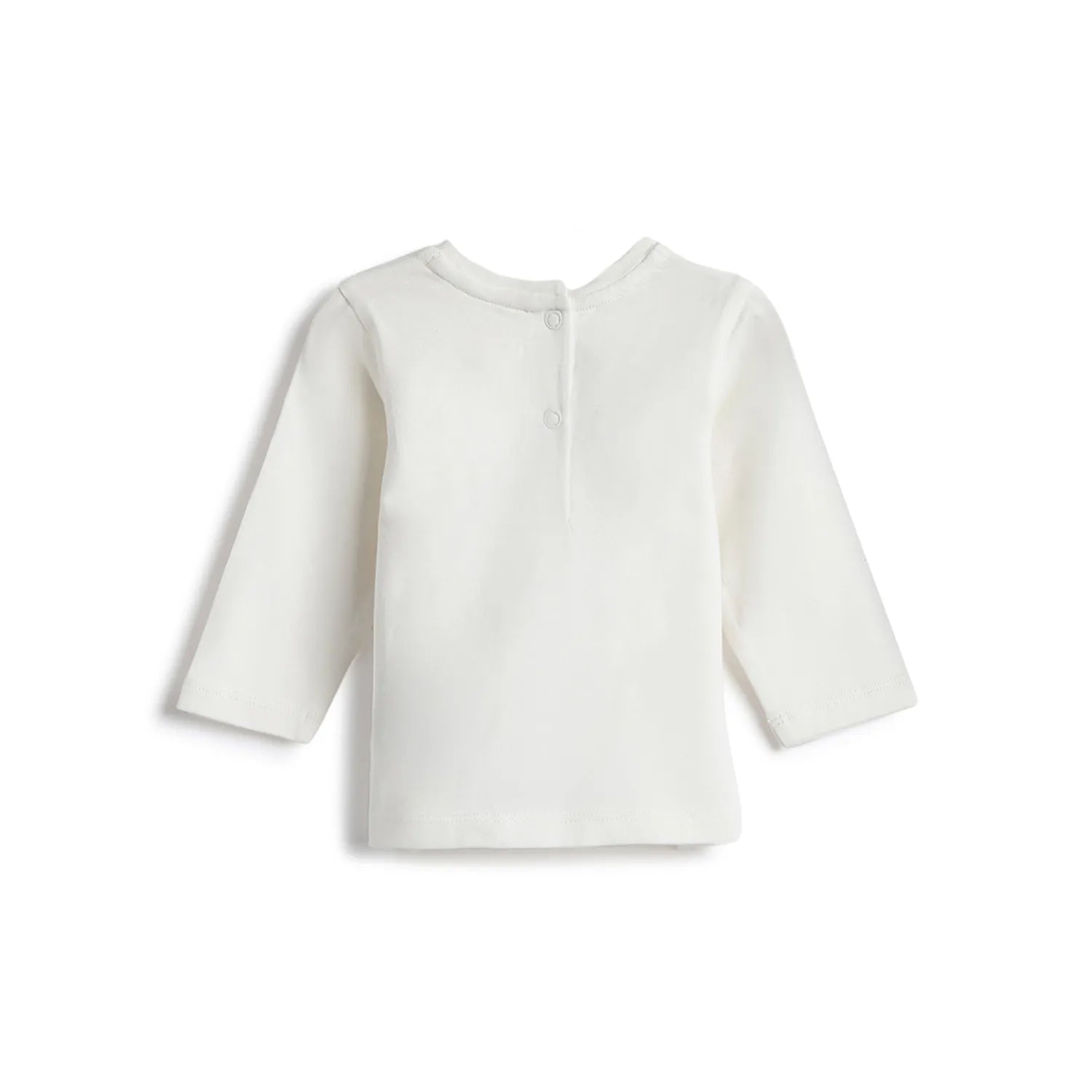 Girls White Graphic Printed T- Shirt