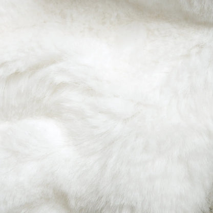 Girls White Hooded Cardigan