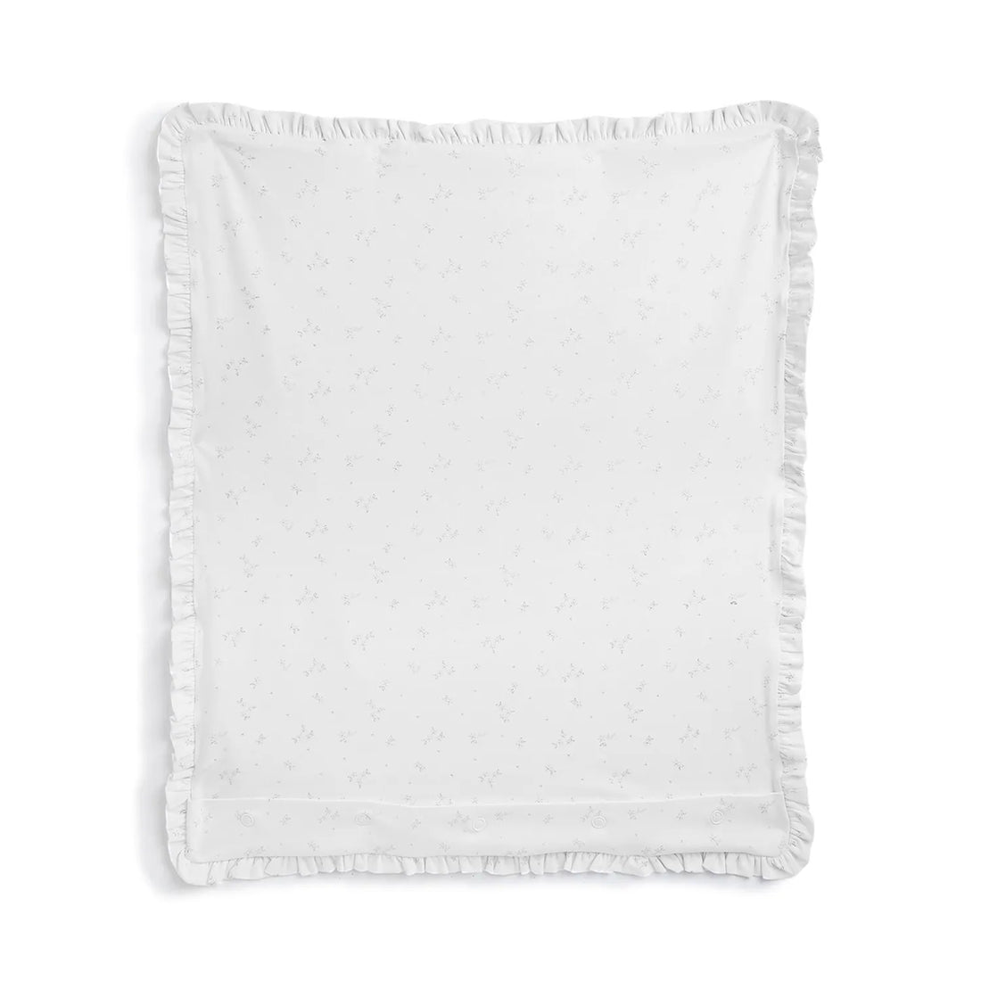 Girls White Pram Blanket