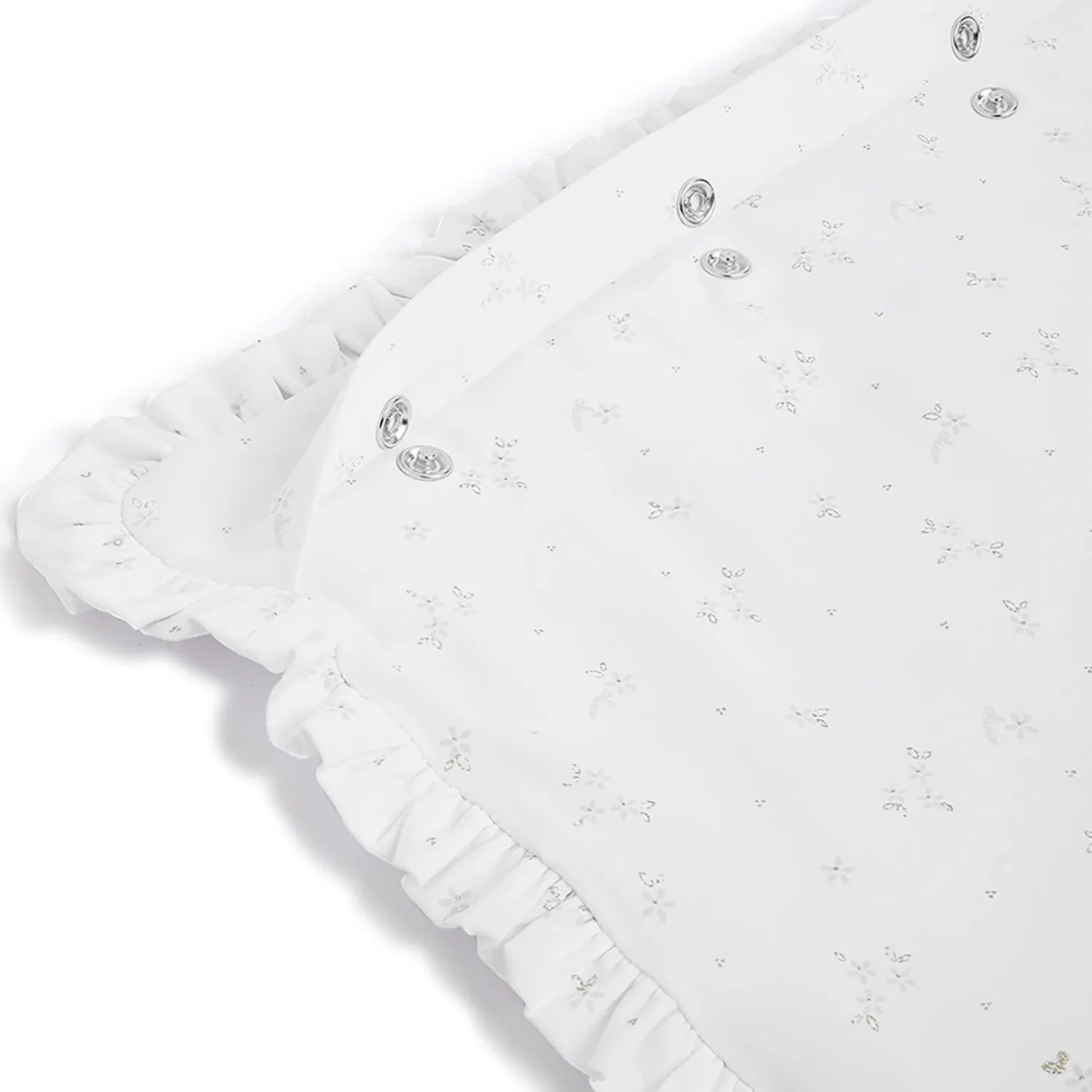 Girls White Pram Blanket