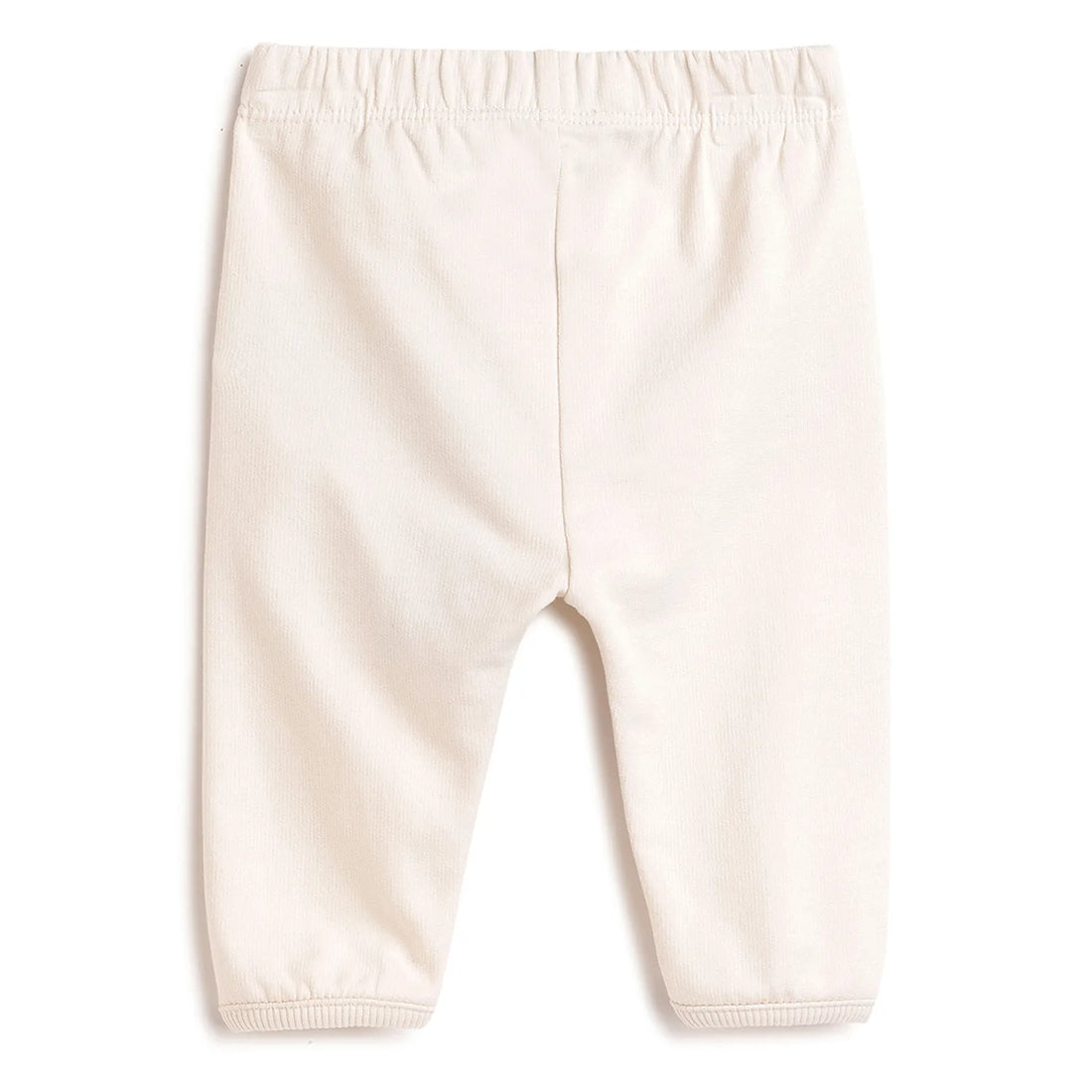 Girls White Printed Joggers