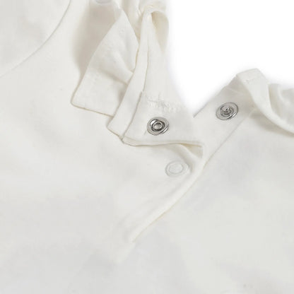 Girls White Printed T-shirt