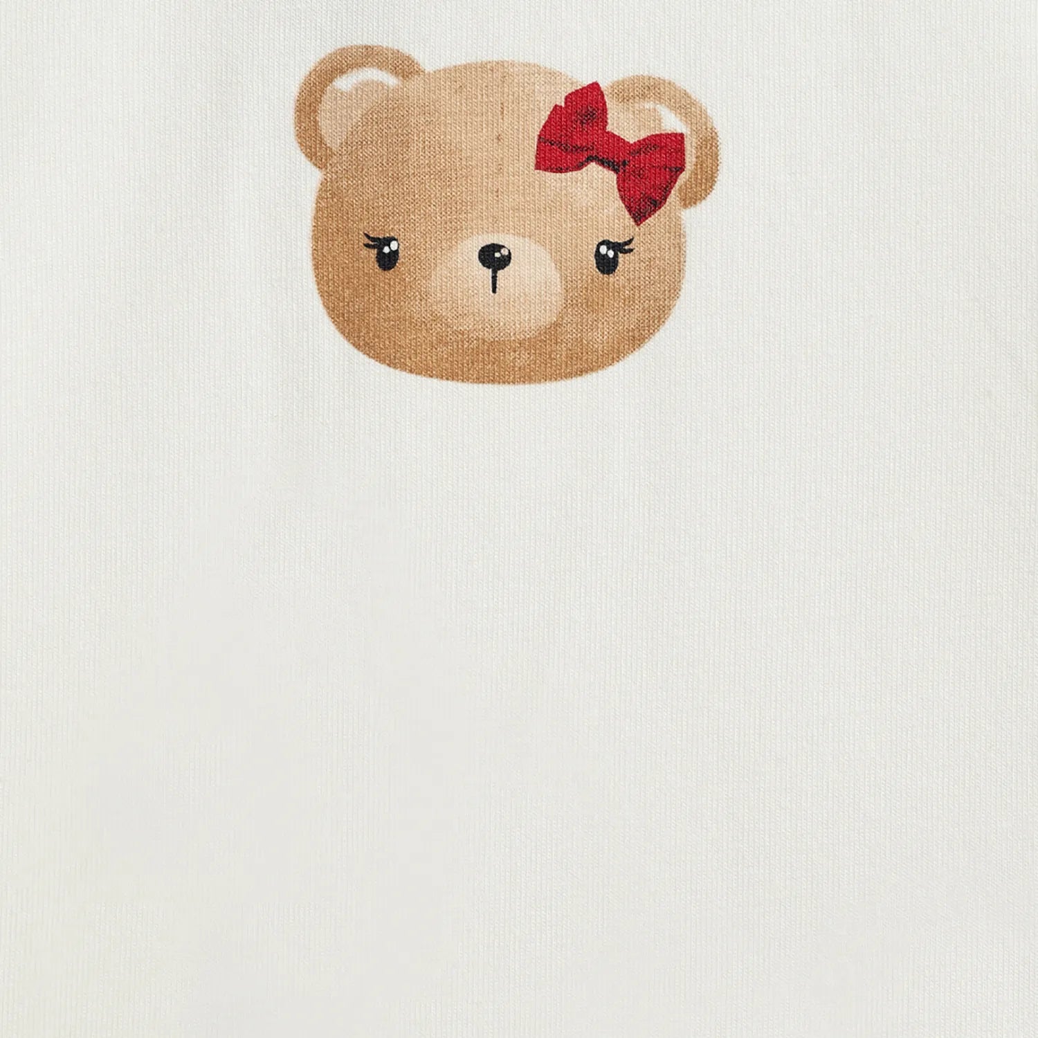 Girls White Printed T-shirt with Skirt Dungaree