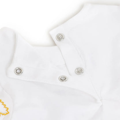 Girls White Short Sleeve T-Shirt