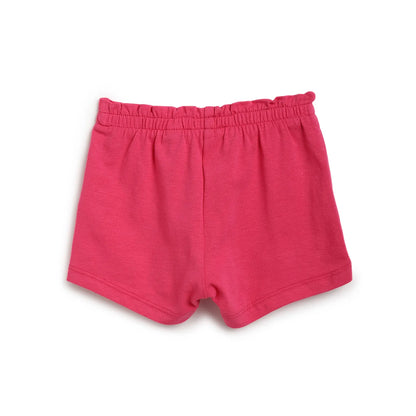 Girls White Striped T-shirt With Trousers