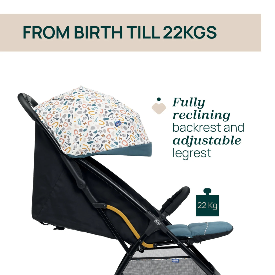 Glee Joyful Teal Stroller